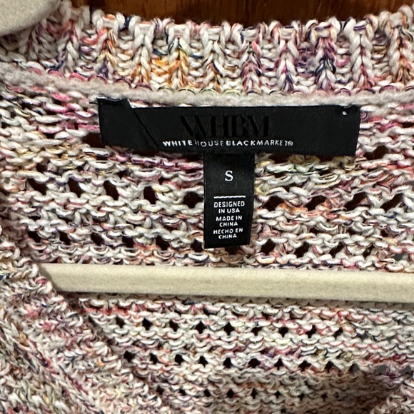 Like New! White House Black Market Colorful Knit Top - Picture 2 of 7